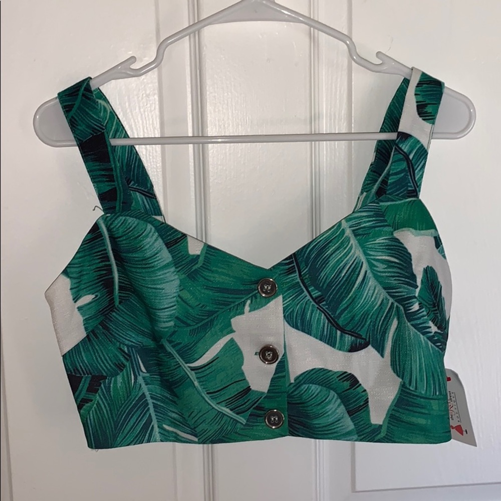 Tropical crop top